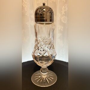 Vintage WATERFORD Crystal “LISMORE” Sugar Shaker/Muffineer; signed; Ireland; EUC